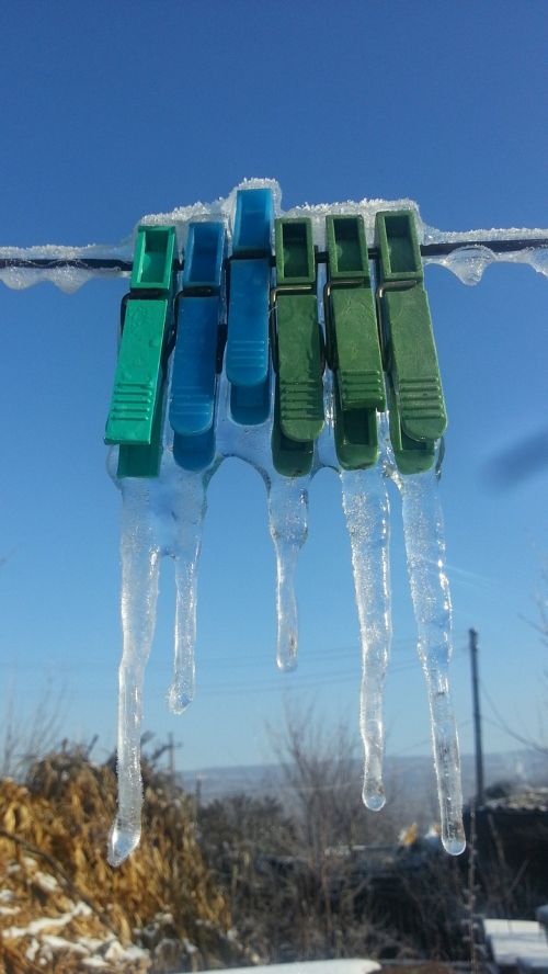 winter ice icicles