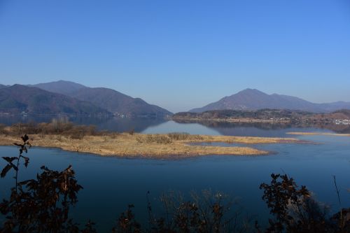 winter lake side gapyeong