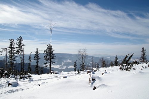 winter  mountains  snow