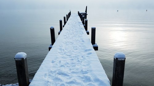 winter  web  lake
