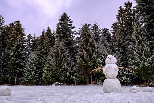 winter  snow  snowman