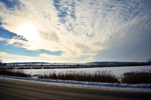 winter  sky  landscape