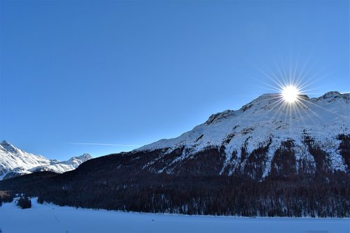 winter  mountains  ski area