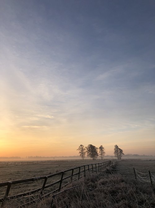 winter  landscape  sunrise