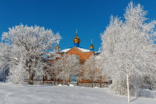 winter  snow  sky