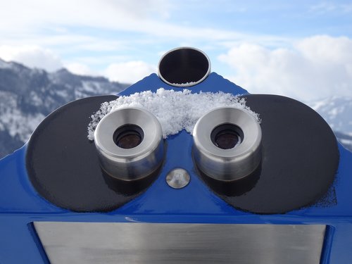 winter  view  binoculars
