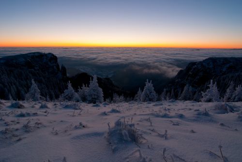 winter mountain snow