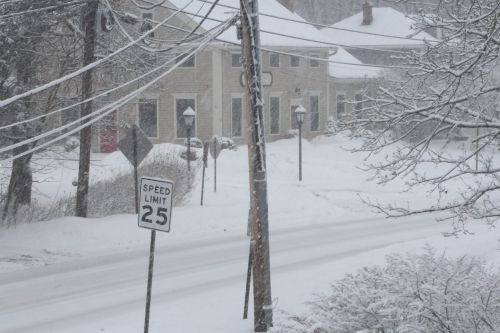 winter snow road