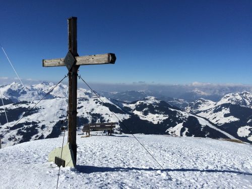 winter alpine mountains