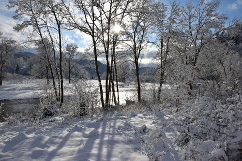 winter in the mountains fairy-tale winter winter landscape