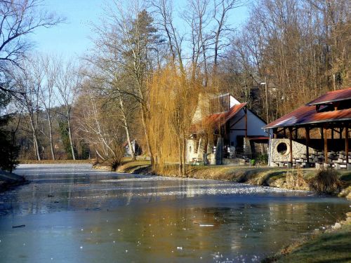 winter landscape ice nature