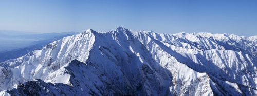 winter mountain kashima yarigatake northern alps