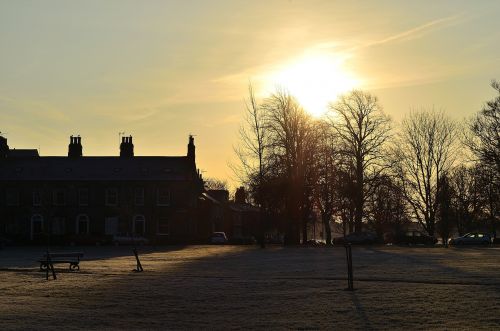 Winter Nature At Sunrise