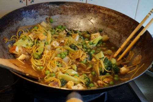 wok stir-fry vegetables