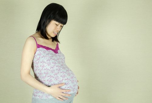 woman pregnant asian