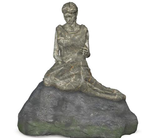 woman stone figure