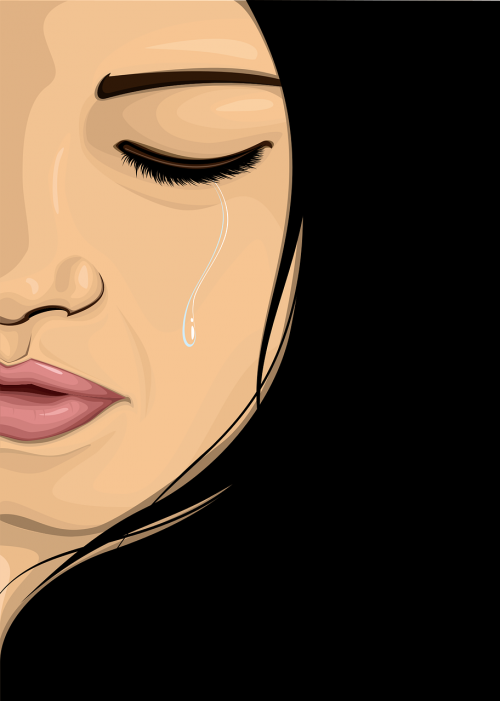 woman cry crying