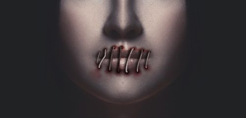 woman mouth lips