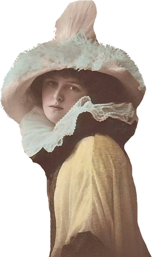 woman lady hat