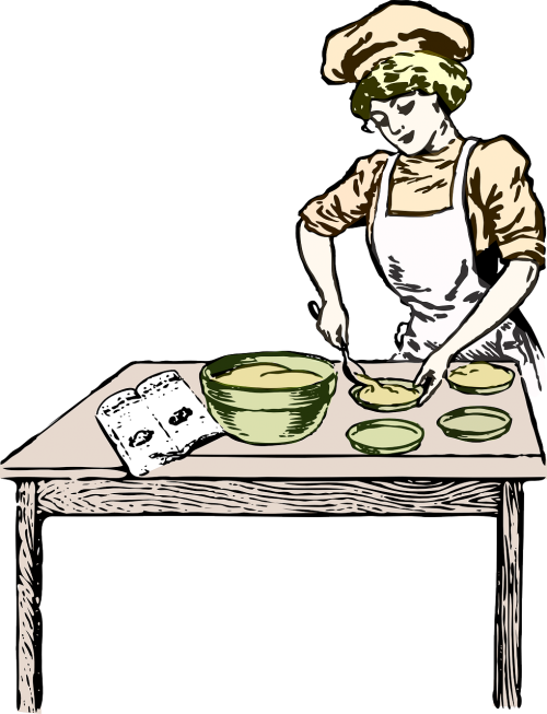 woman baking bakery