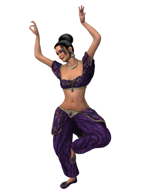 woman dance pose