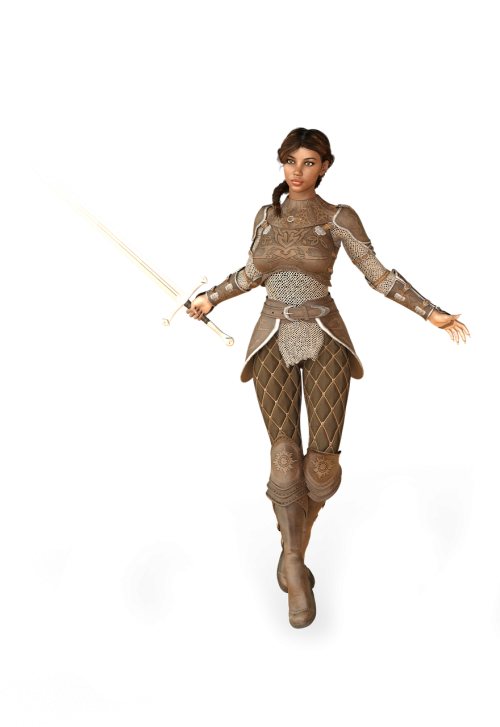 woman sword amazone