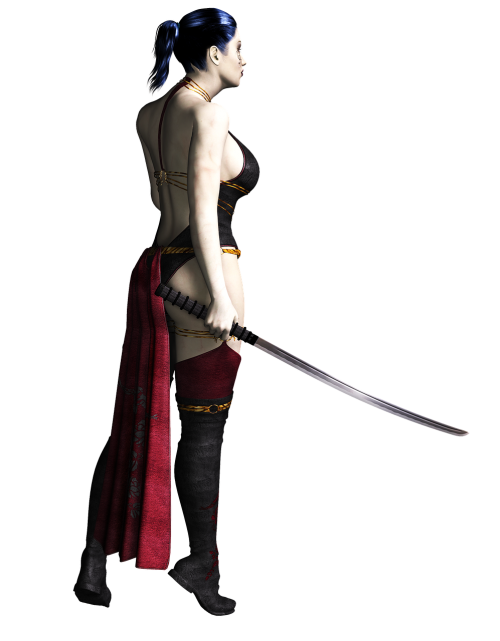 woman sword warrior