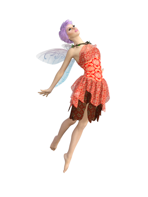 woman elf fly