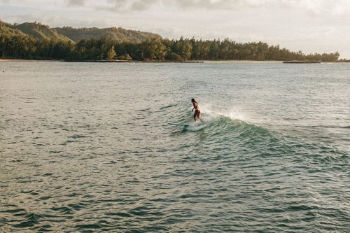 woman girl surfing