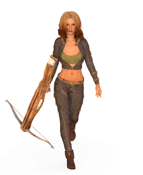 woman crossbow warrior