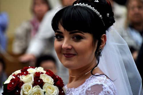 woman bride wedding