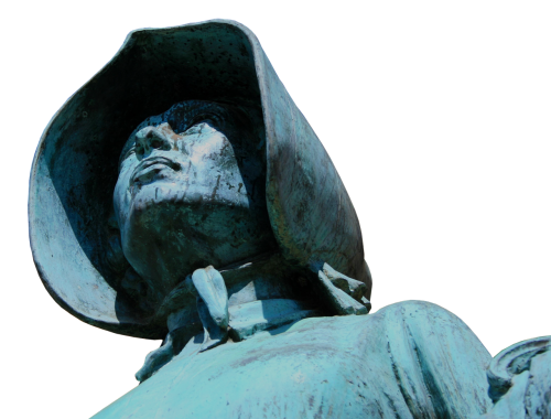 woman statue bronze