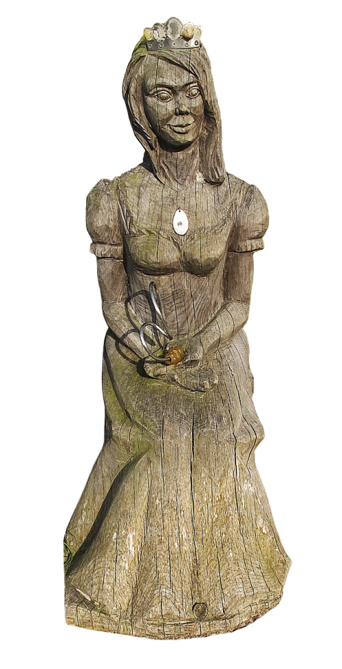 woman sculpture holzfigur