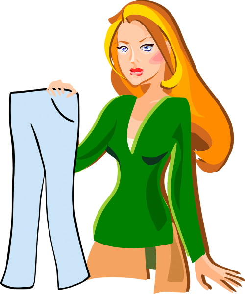 woman female trousers
