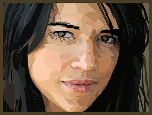 woman  portrait  Free vector graphics