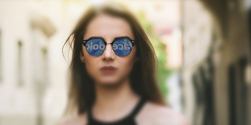 woman  glasses  facebook