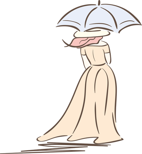woman  screen  umbrella