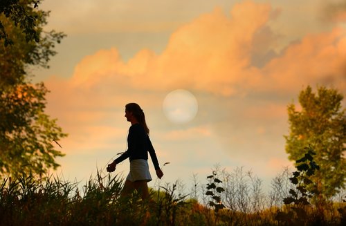 woman  person  walking