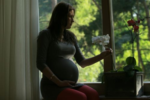 woman pregnant baby