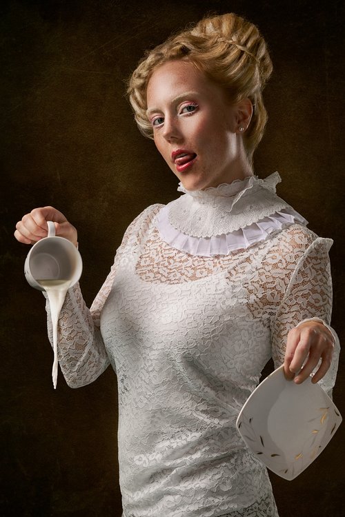 woman  cup  milk