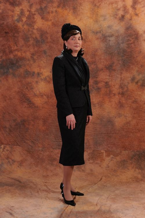 woman suit portrait
