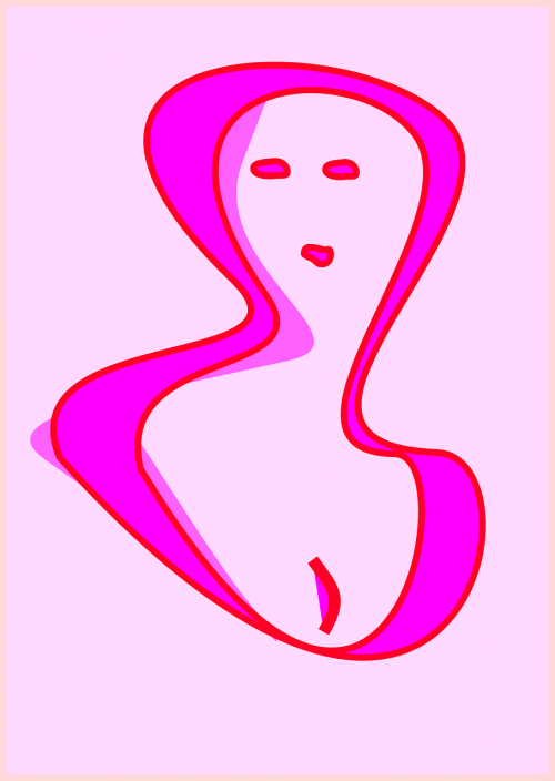 woman female pink