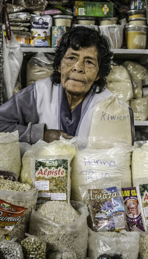 woman vendor person