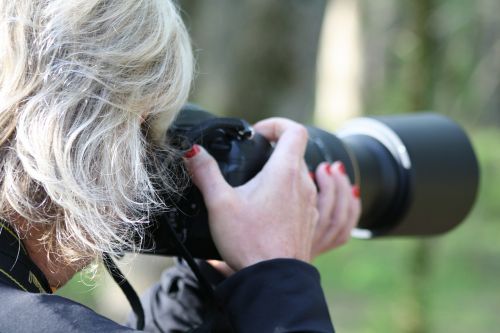 woman camera photography