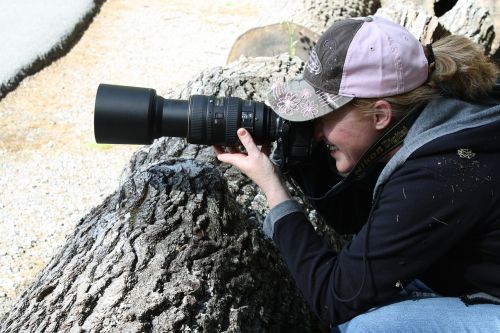 woman camera photography