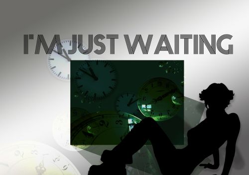 woman wait waiting time