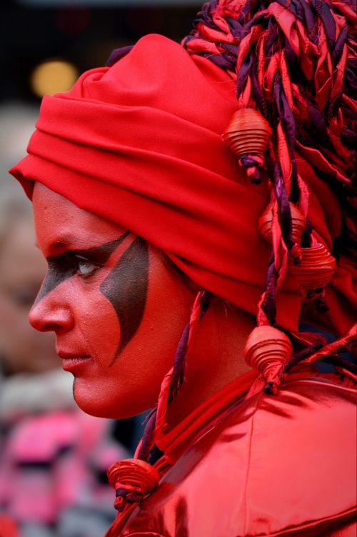 woman carnival decoration