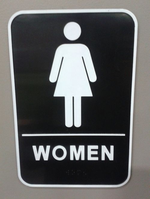 woman bathroom female