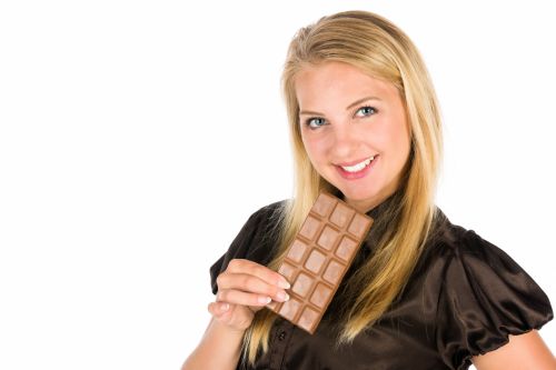 Woman And Chocolate