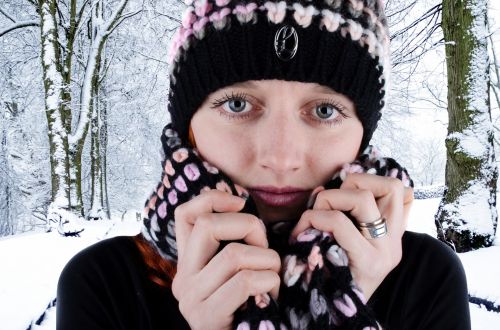 Woman And Winter